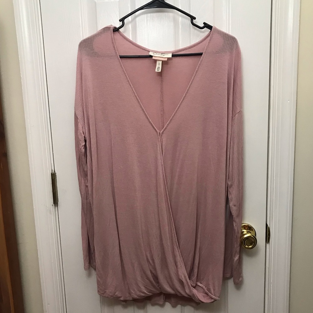 Jessica Simpson Nursing Top Blush Pink Large
